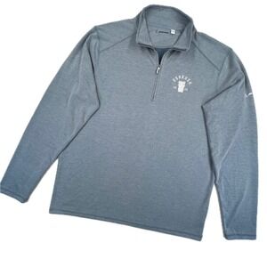 Boeing Oshkosh 2025 AirVenture 1/4 Zip XL Blue Textured Waffle Knit Aviation EAA